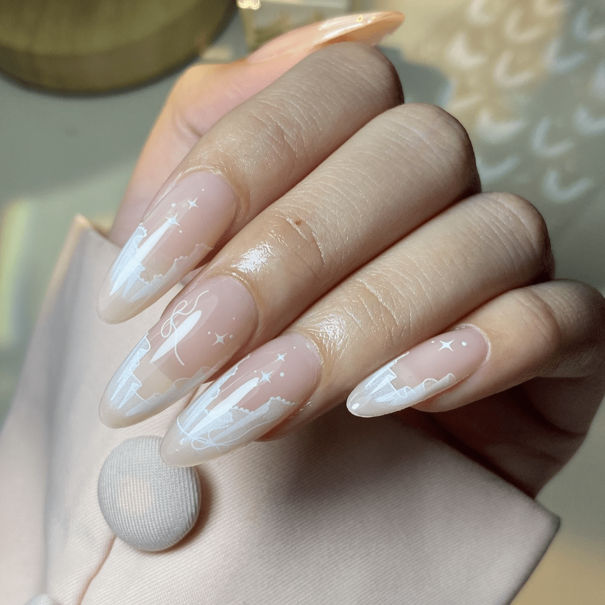 French Lace Nail Sticker - DTK Nail Supply
