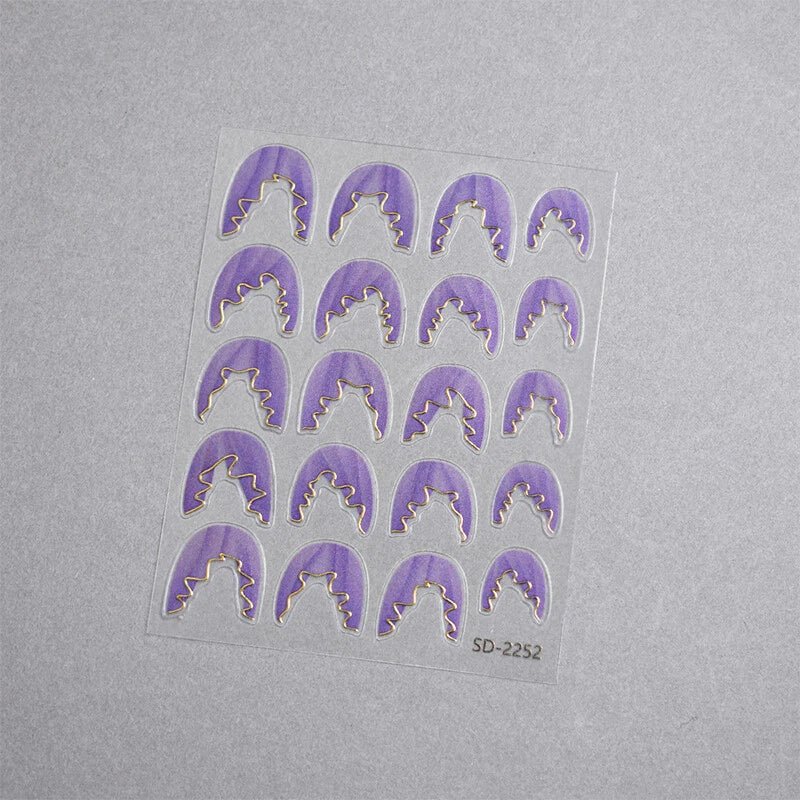French Lace Nail Sticker - DTK Nail Supply