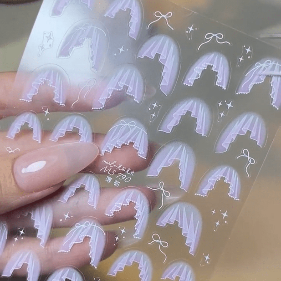 French Lace Nail Sticker - DTK Nail Supply