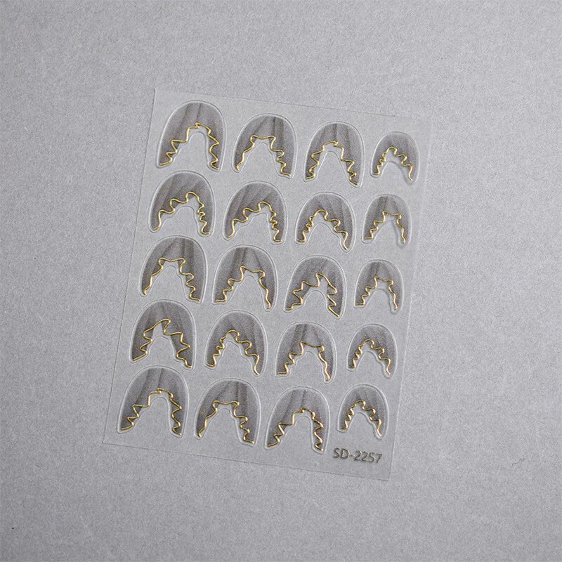 French Lace Nail Sticker - DTK Nail Supply