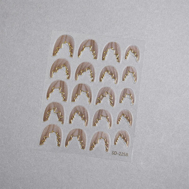 French Lace Nail Sticker - DTK Nail Supply