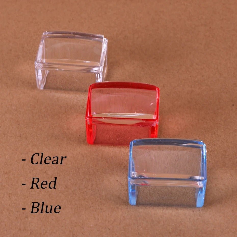 French Silicone Jelly Stamper - Blue - DTK Nail Supply