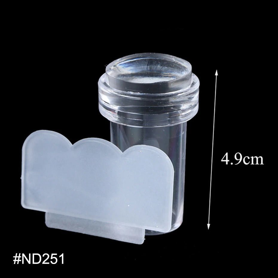 French Silicone Jelly Stamper - Blue - DTK Nail Supply