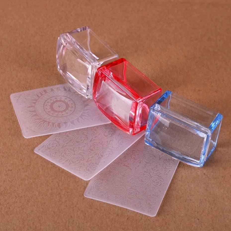 French Silicone Jelly Stamper - Blue - DTK Nail Supply