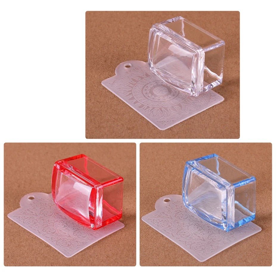 French Silicone Jelly Stamper - Clear - DTK Nail Supply