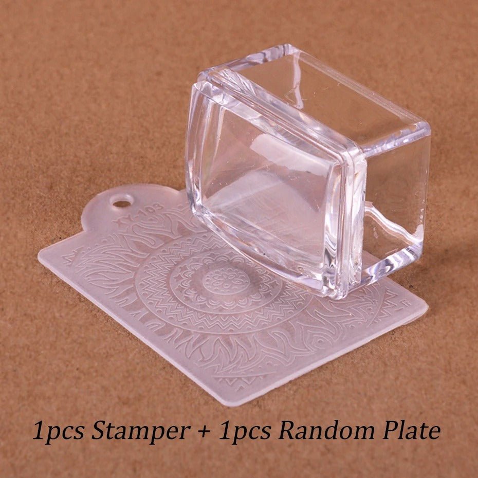 French Silicone Jelly Stamper - Clear - DTK Nail Supply