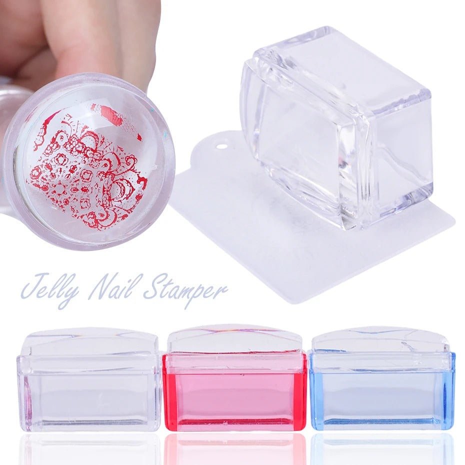 French Silicone Jelly Stamper - Red - DTK Nail Supply