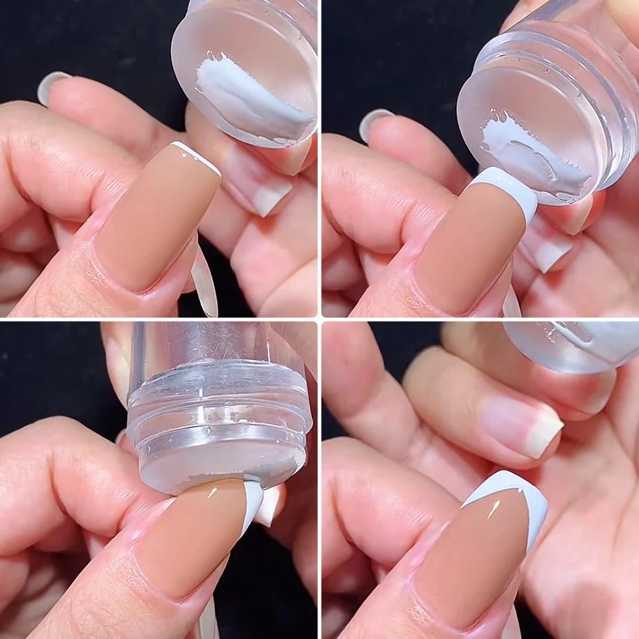 French Silicone Jelly Stamper - Red - DTK Nail Supply