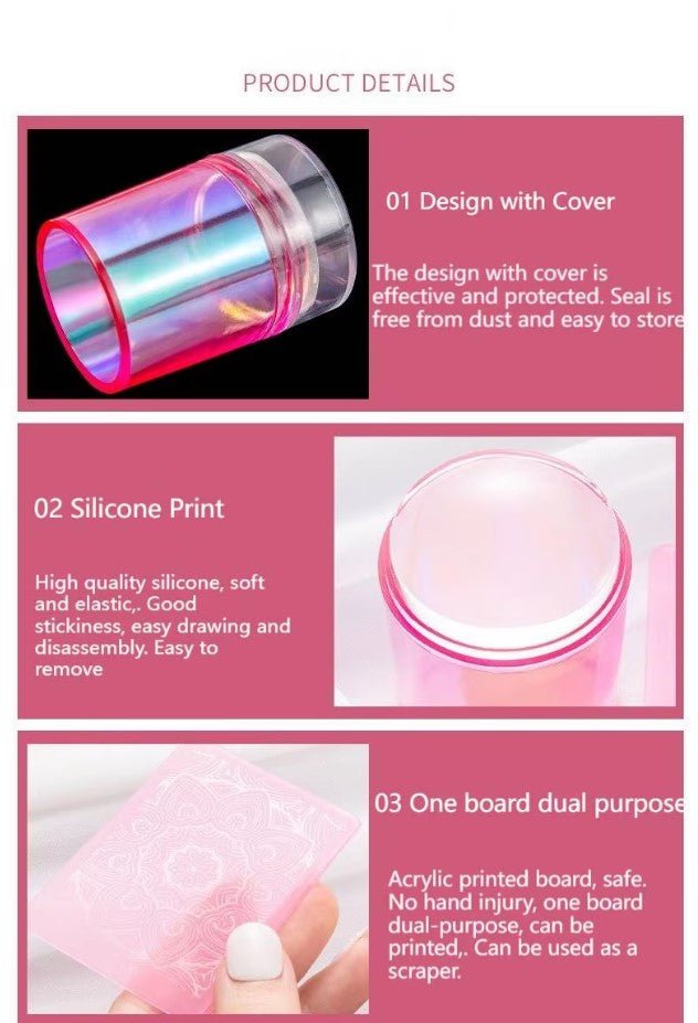 French Silicone Seal Set - DTK Nail Supply