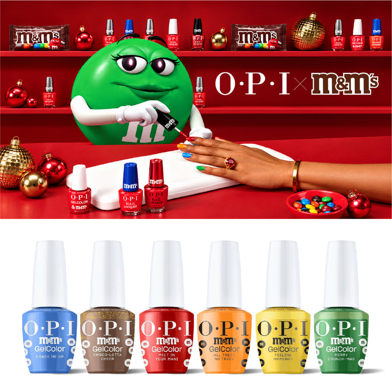 OPI x M&M's Sweeten Your Mani Collection - GelColor Kit #1 (6 Colors) - DTK Nail Supply