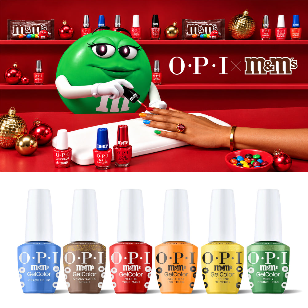 OPI x M&M's Sweeten Your Mani Collection - Intelli-Gel Set (12 Colors) - DTK Nail Supply