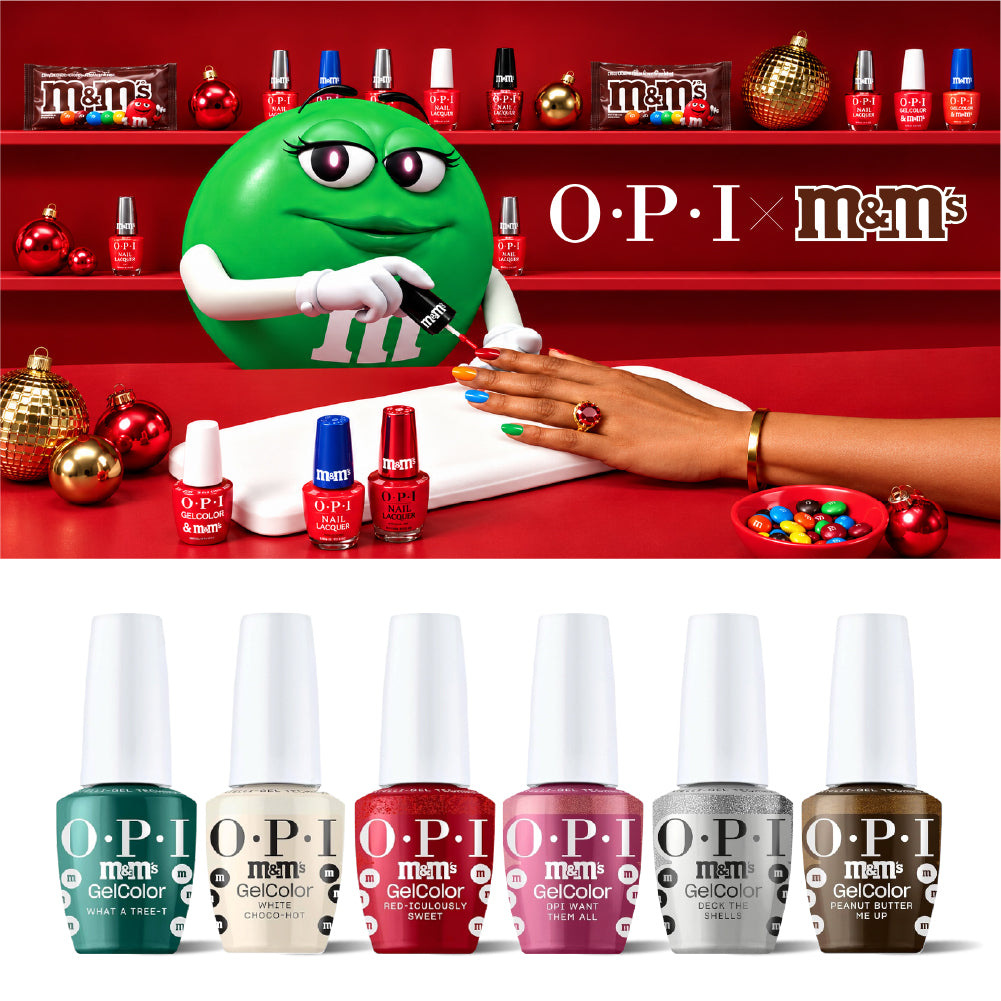 OPI x M&M's Sweeten Your Mani Collection - Intelli-Gel Set (12 Colors) - DTK Nail Supply