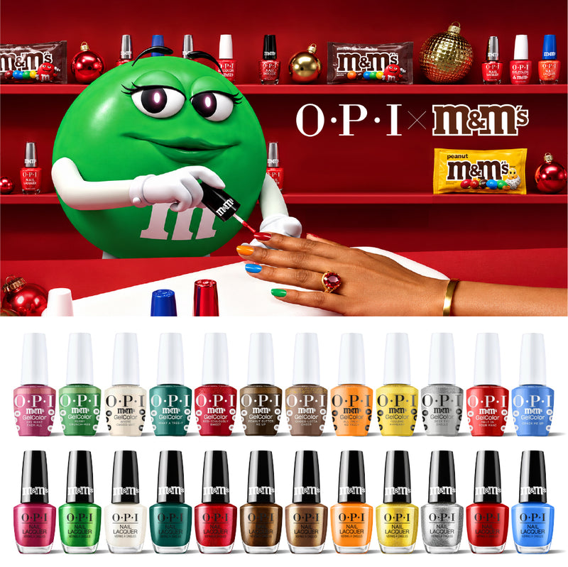 OPI x M&M's Sweeten Your Mani Collection - Gel & Lacquer Duo Set (12 Colors) - DTK Nail Supply