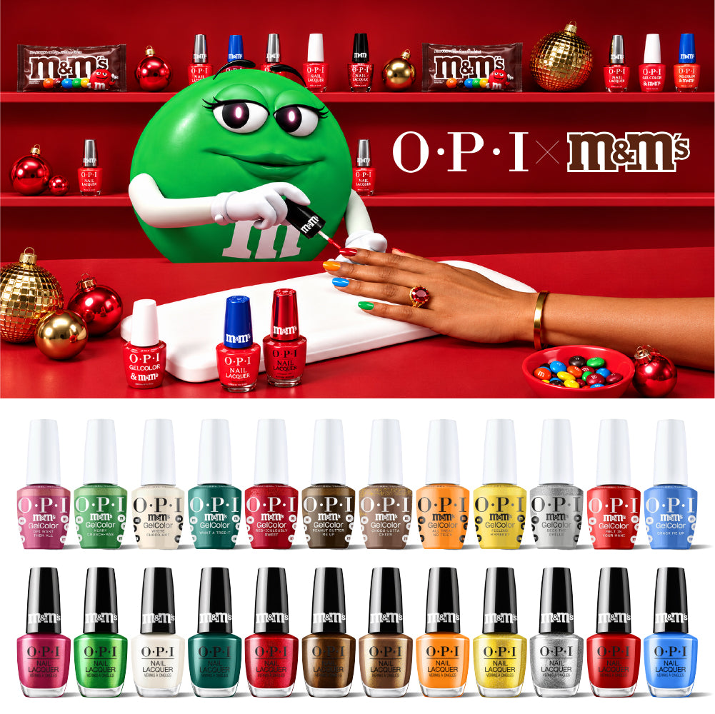 OPI x M&M's Sweeten Your Mani Collection - Gel & Lacquer Duo Set (12 Colors) - DTK Nail Supply