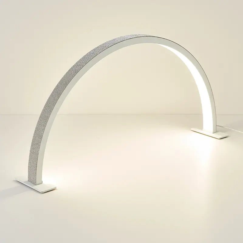 Half Moon LED Lamp (PCS) - White With Diamond - DTK Nail Supply
