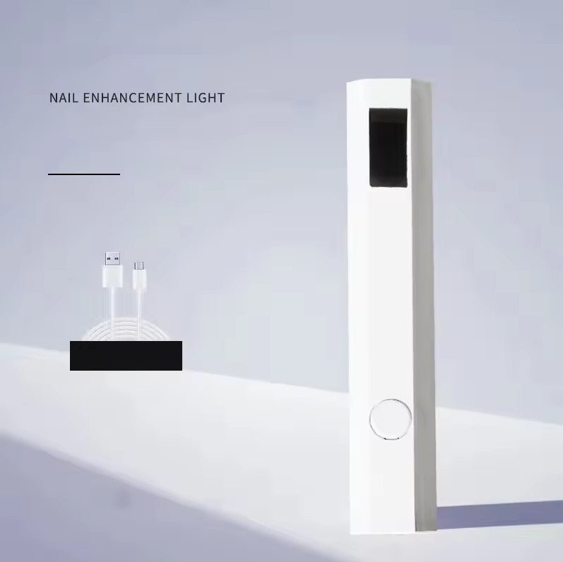 Handheld LED UV Gel Flashlight - White - DTK Nail Supply