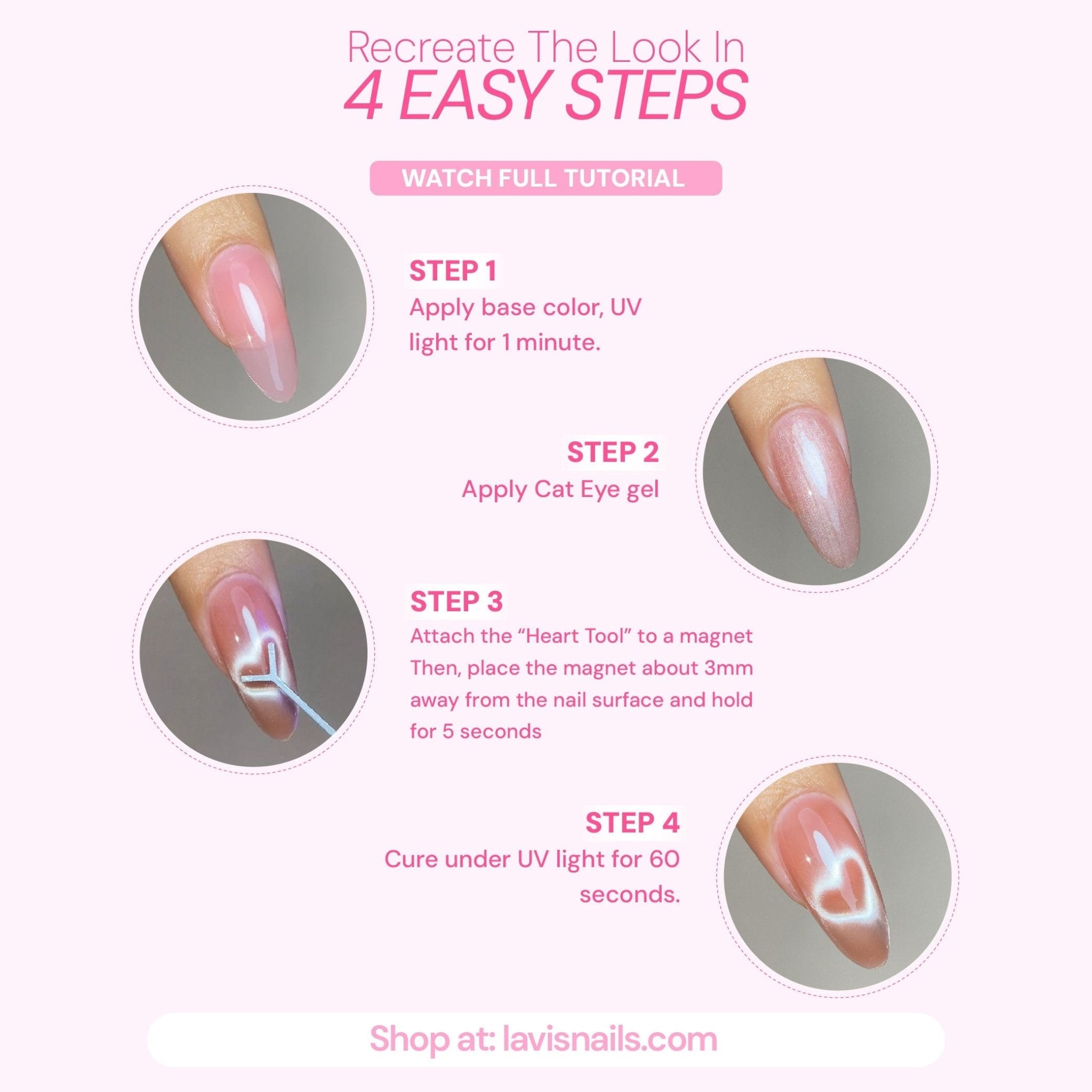 Heart Cat Eye Effect Tool - DTK Nail Supply