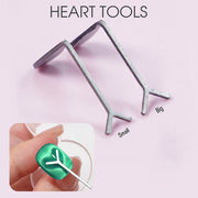 Heart Tools - 1 Big Heart + 1 Small Heart - DTK Nail Supply