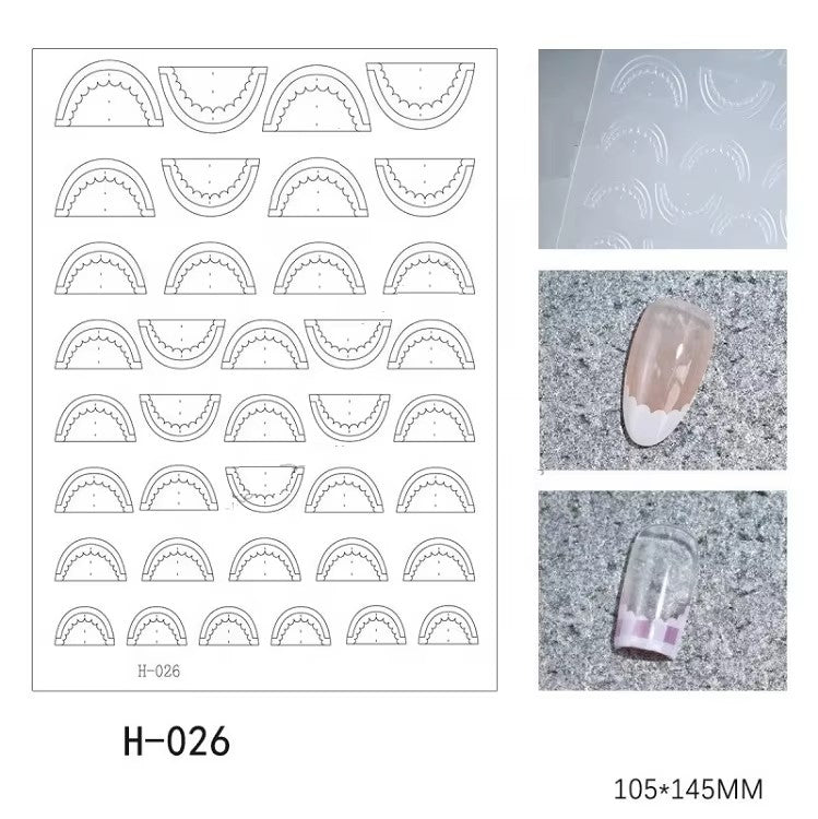 Hollow Sticker H026 - DTK Nail Supply