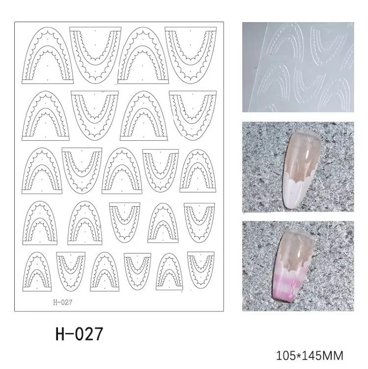 Hollow Sticker H027 - DTK Nail Supply