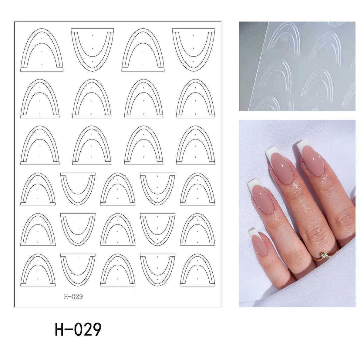 Hollow Sticker H029 - DTK Nail Supply