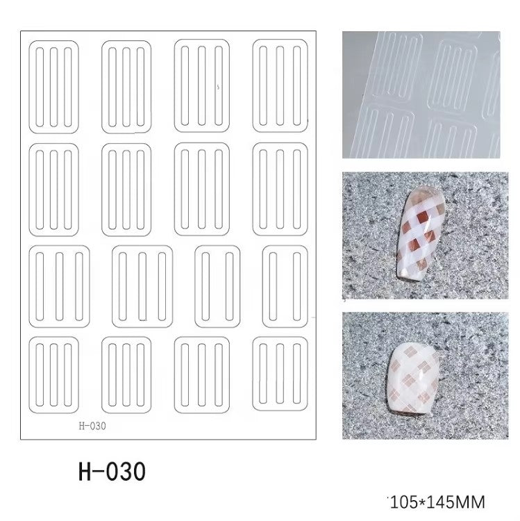 Hollow Sticker H030 - DTK Nail Supply