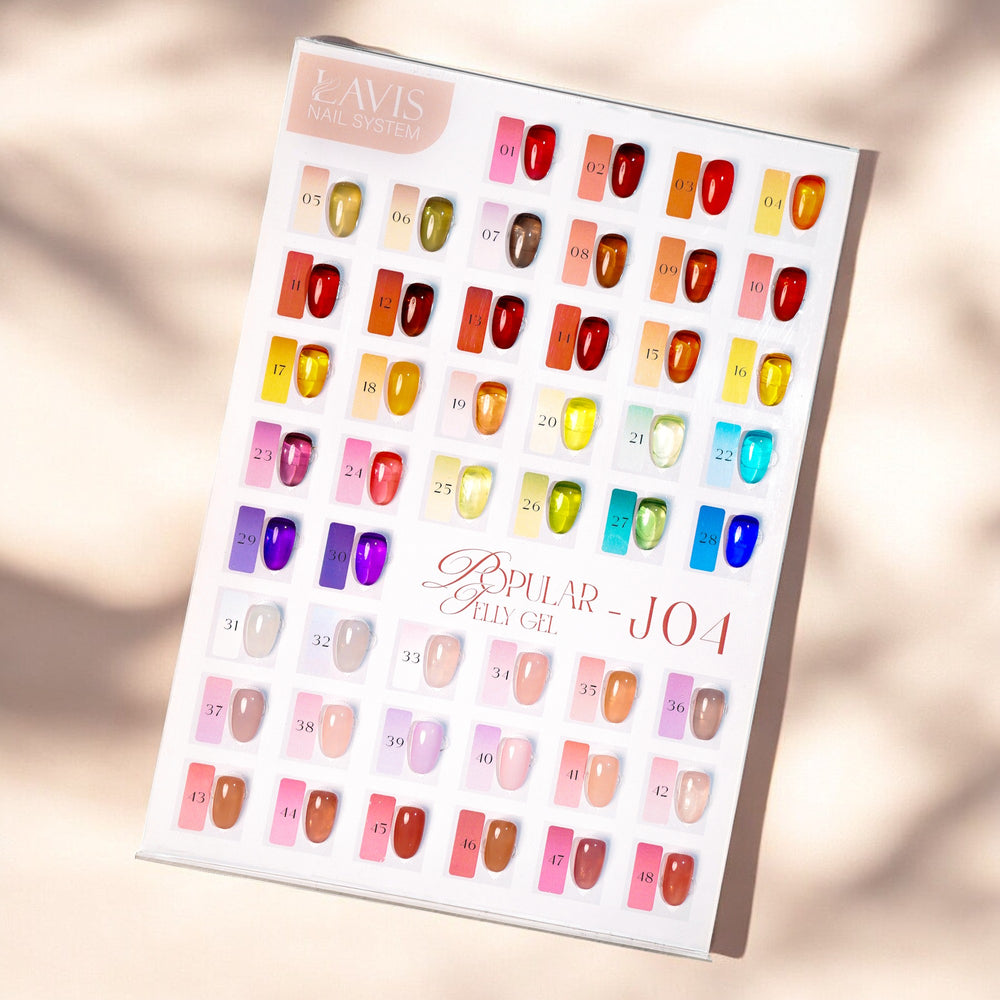 (Sample) LAVIS J04 - Gel Polish 0.5oz - Popular Jelly Collection