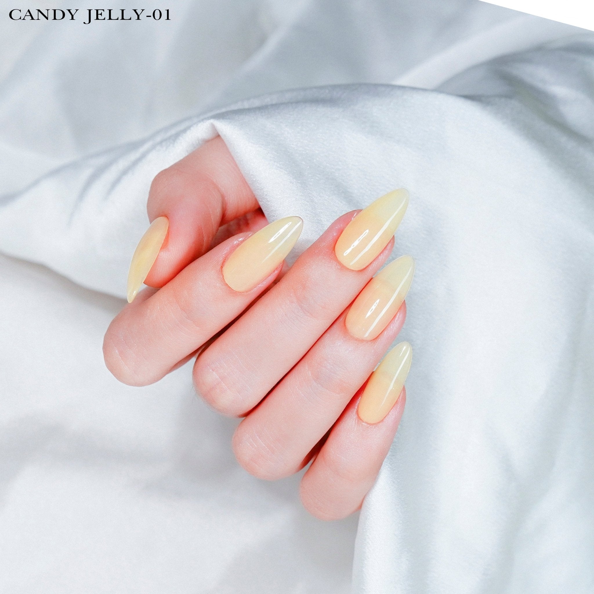 Jelly Gel Polish Colors - Lavis J02 - 01 - Candy Collection - DTK Nail Supply