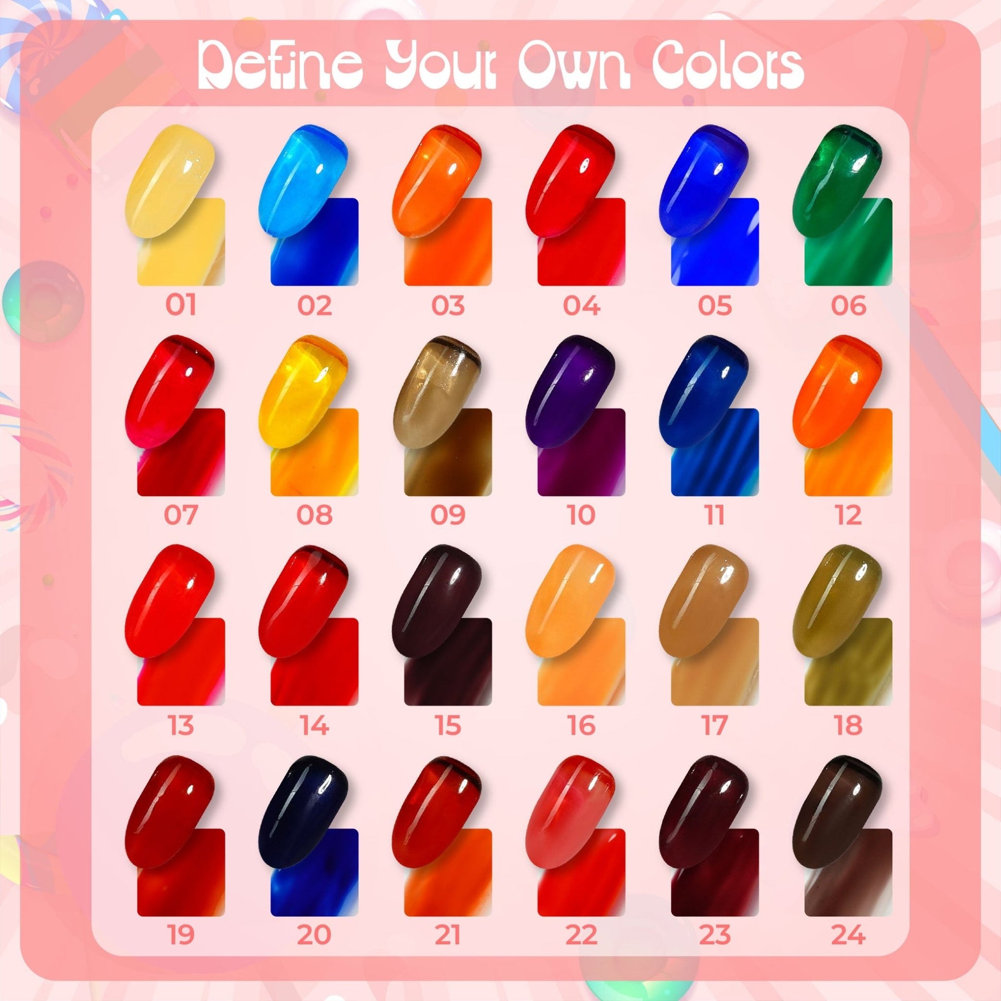 Jelly Gel Polish Colors - Lavis J02 - 21 - Candy Collection - DTK Nail Supply