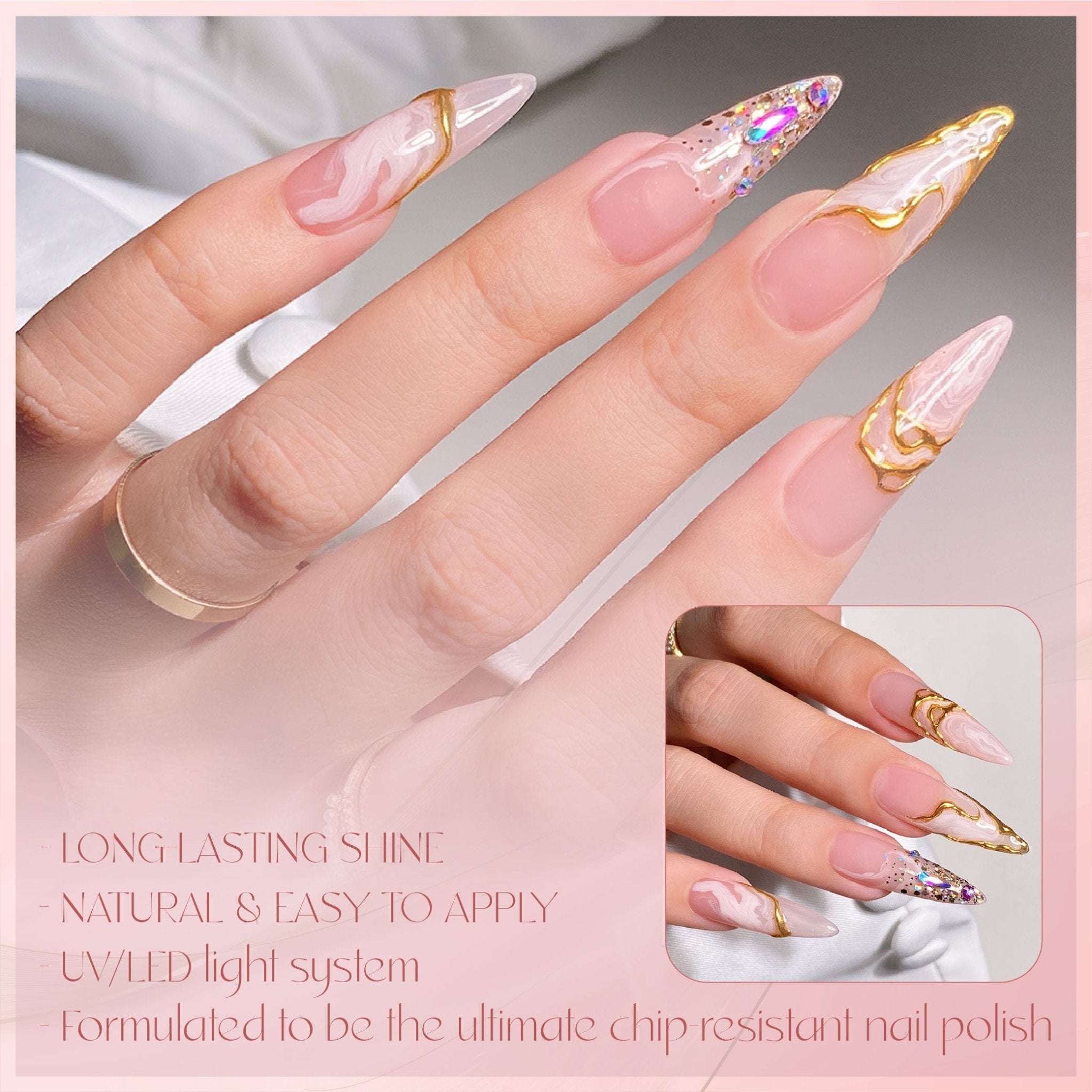 Jelly Gel Polish Colors - Lavis J03 - 04 - Bare With Me Collection - DTK Nail Supply