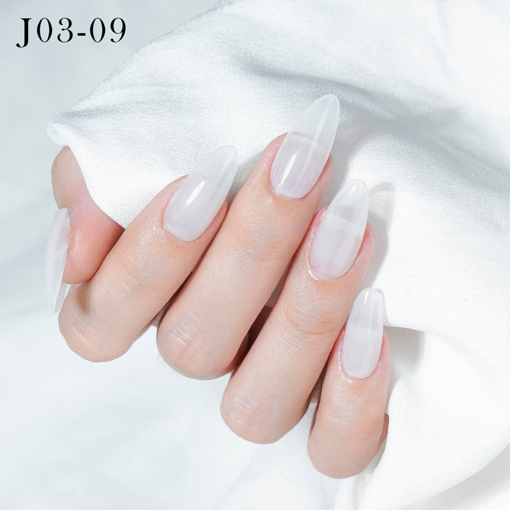 Jelly Gel Polish Colors - Lavis J03 - 09 - Bare With Me Collection - DTK Nail Supply