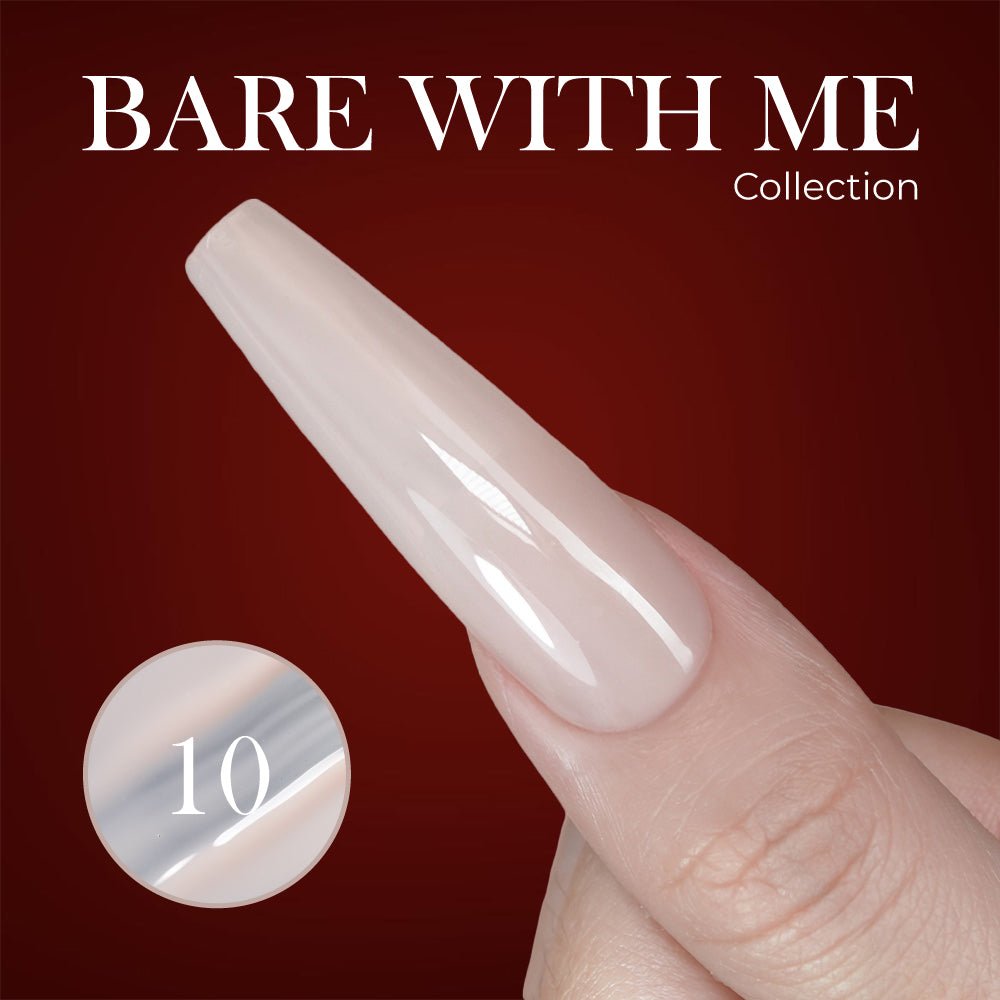 Jelly Gel Polish Colors - Lavis J03 - 10 - Bare With Me Collection - DTK Nail Supply