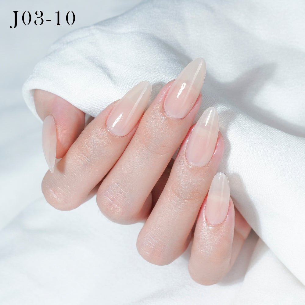 Jelly Gel Polish Colors - Lavis J03 - 10 - Bare With Me Collection - DTK Nail Supply