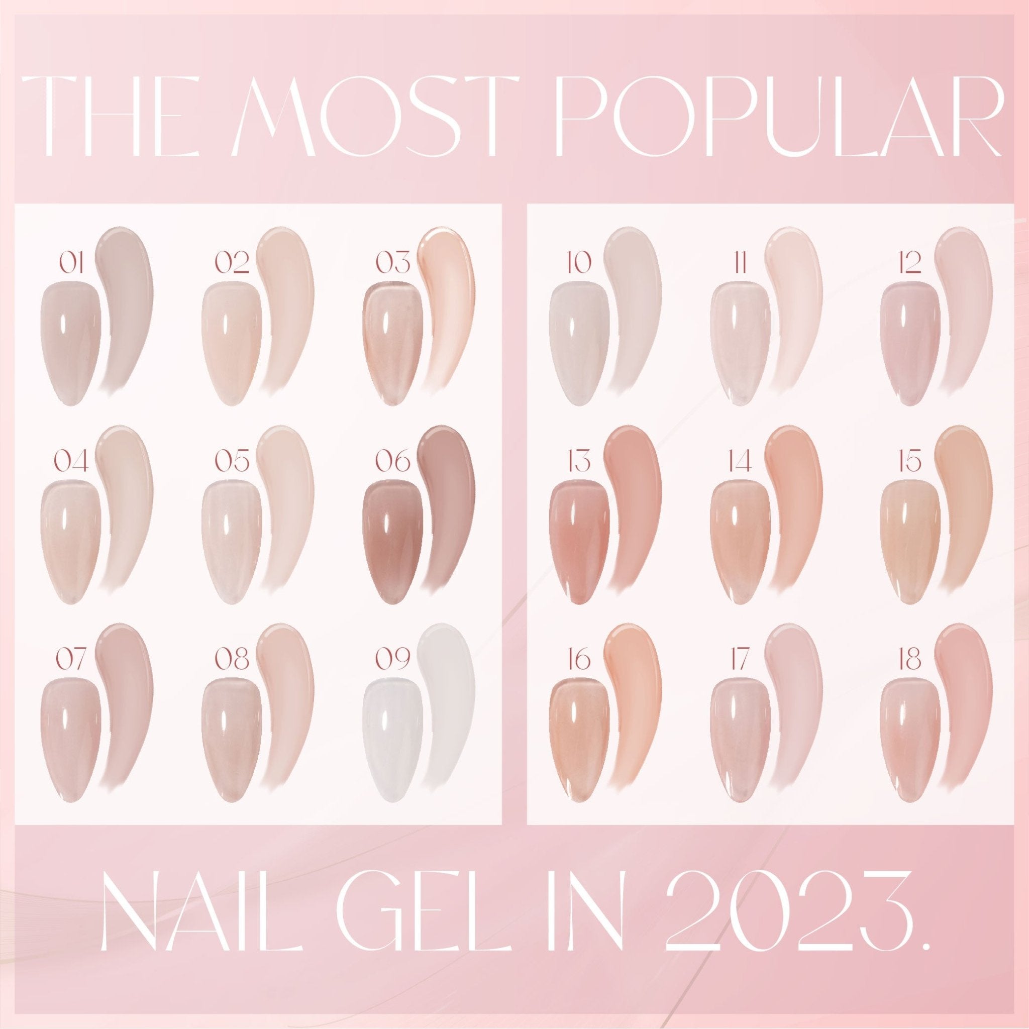 Jelly Gel Polish Colors - Lavis J03 - 11 - Bare With Me Collection - DTK Nail Supply