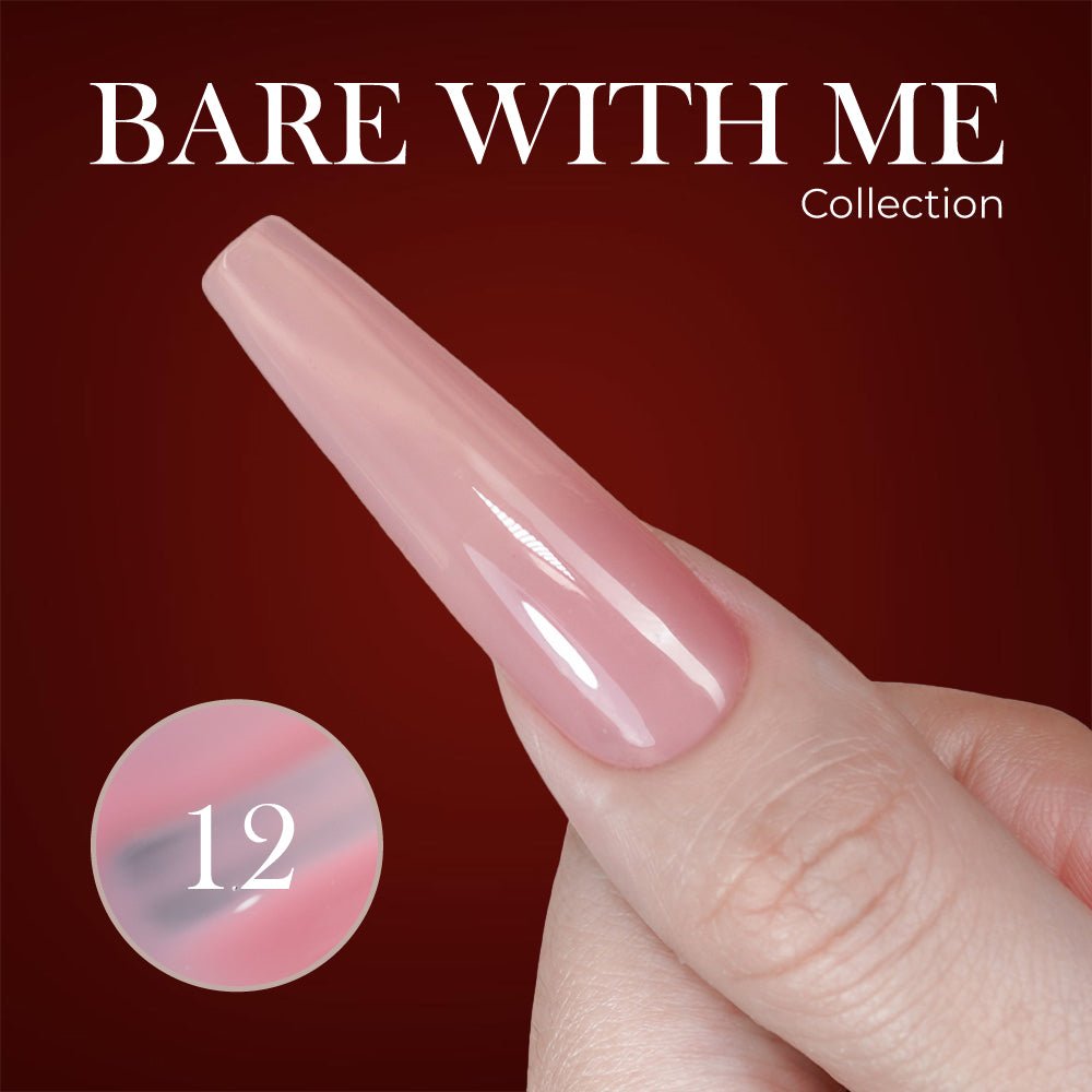 Jelly Gel Polish Colors - Lavis J03 - 12 - Bare With Me Collection - DTK Nail Supply
