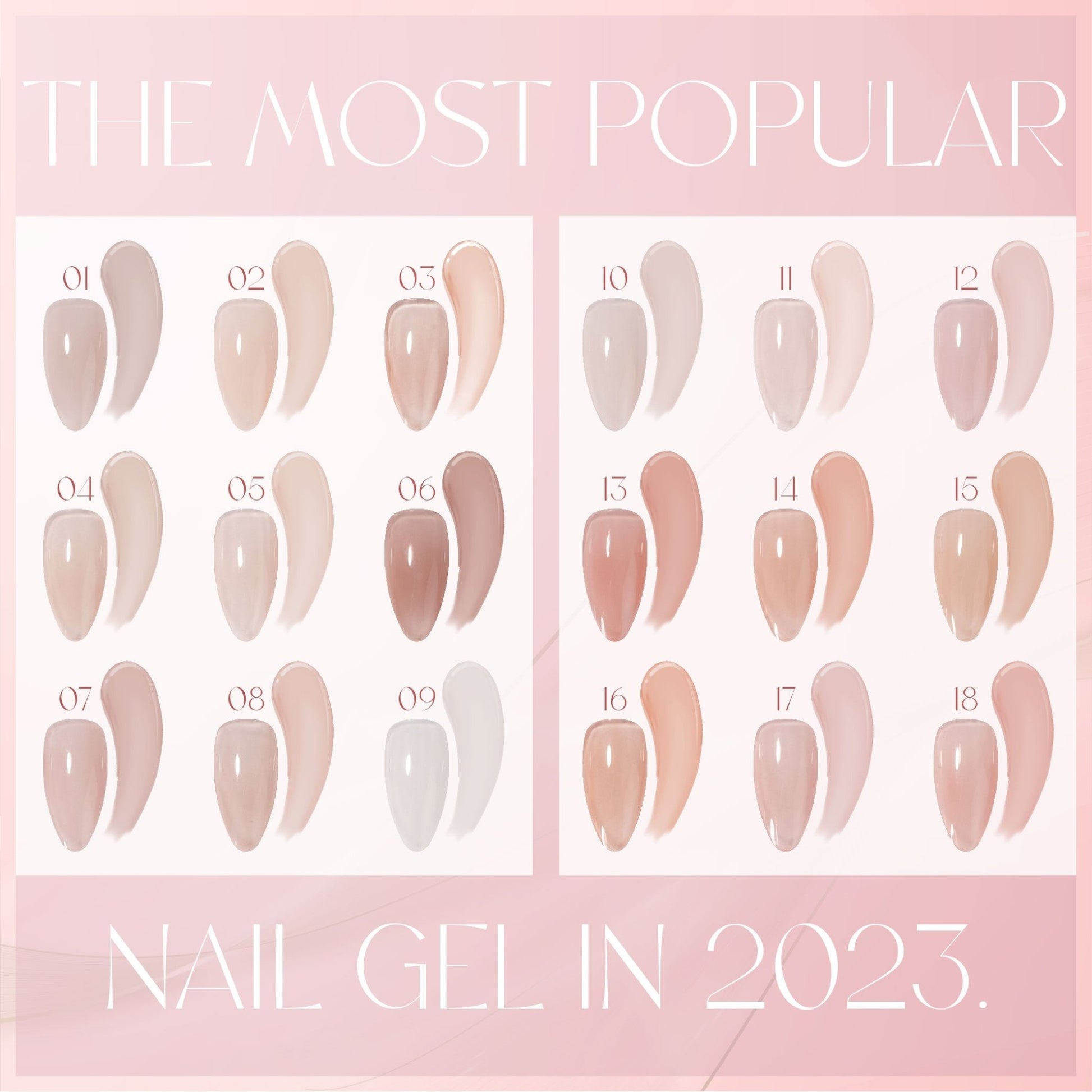 Jelly Gel Polish Colors - Lavis J03 - 14 - Bare With Me Collection - DTK Nail Supply