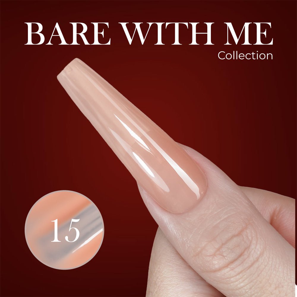 Jelly Gel Polish Colors - Lavis J03 - 15 - Bare With Me Collection - DTK Nail Supply