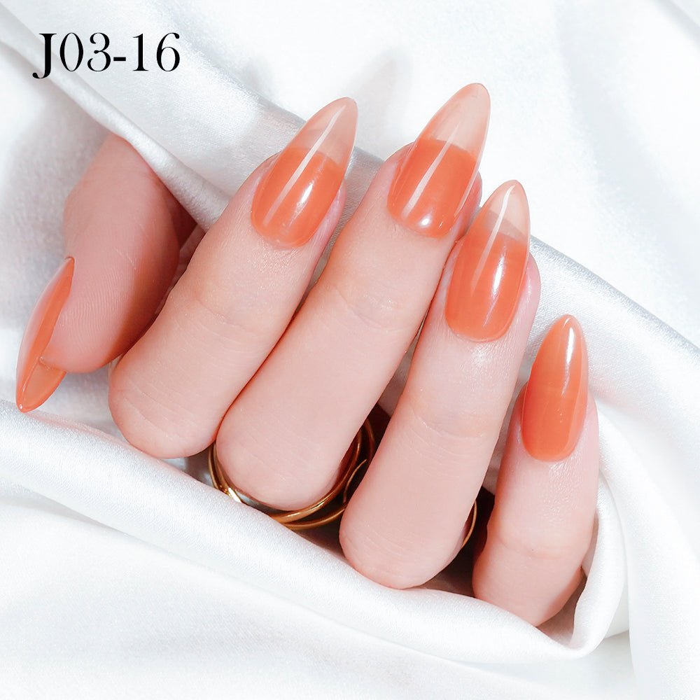 Jelly Gel Polish Colors - Lavis J03 - 16 - Bare With Me Collection - DTK Nail Supply