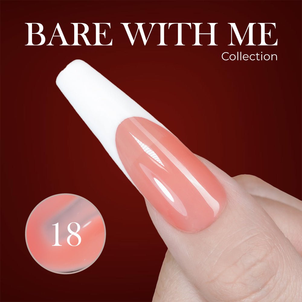 Jelly Gel Polish Colors - Lavis J03 - 18 - Bare With Me Collection - DTK Nail Supply
