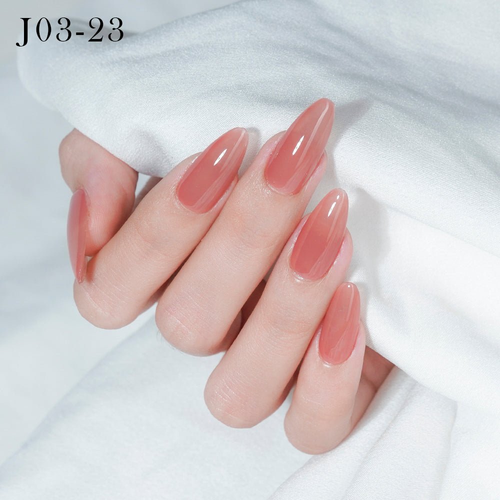 Jelly Gel Polish Colors - Lavis J03 - 23 - Bare With Me Collection - DTK Nail Supply