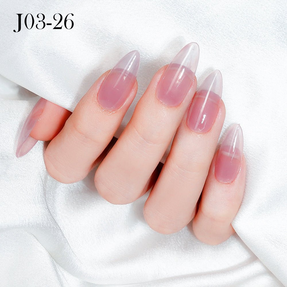 Jelly Gel Polish Colors - Lavis J03 - 26 - Bare With Me Collection - DTK Nail Supply
