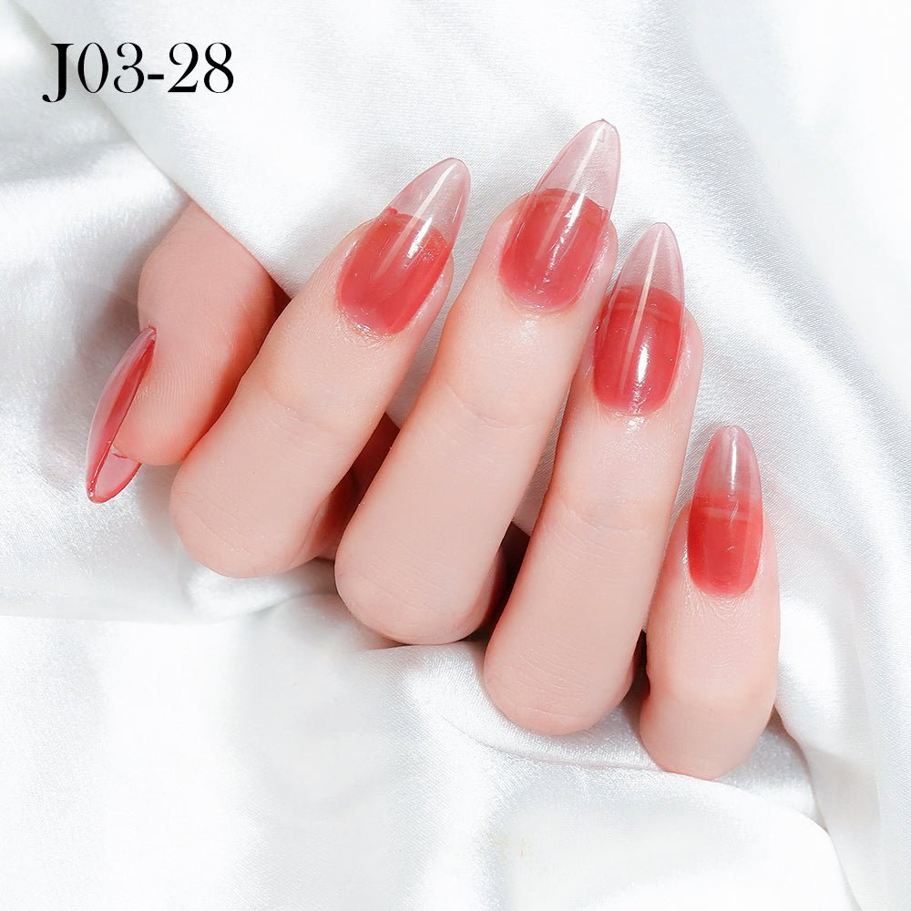Jelly Gel Polish Colors - Lavis J03 - 28 - Bare With Me Collection - DTK Nail Supply
