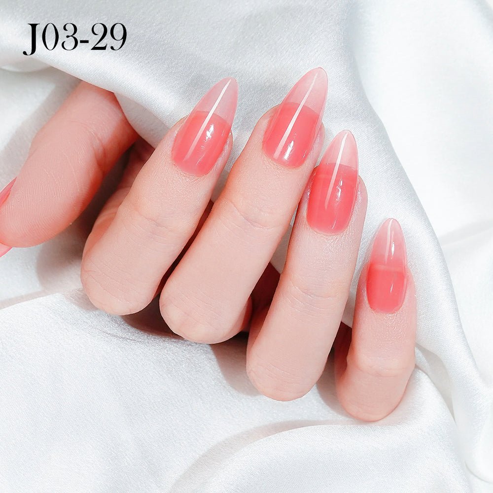 Jelly Gel Polish Colors - Lavis J03 - 29 - Bare With Me Collection - DTK Nail Supply