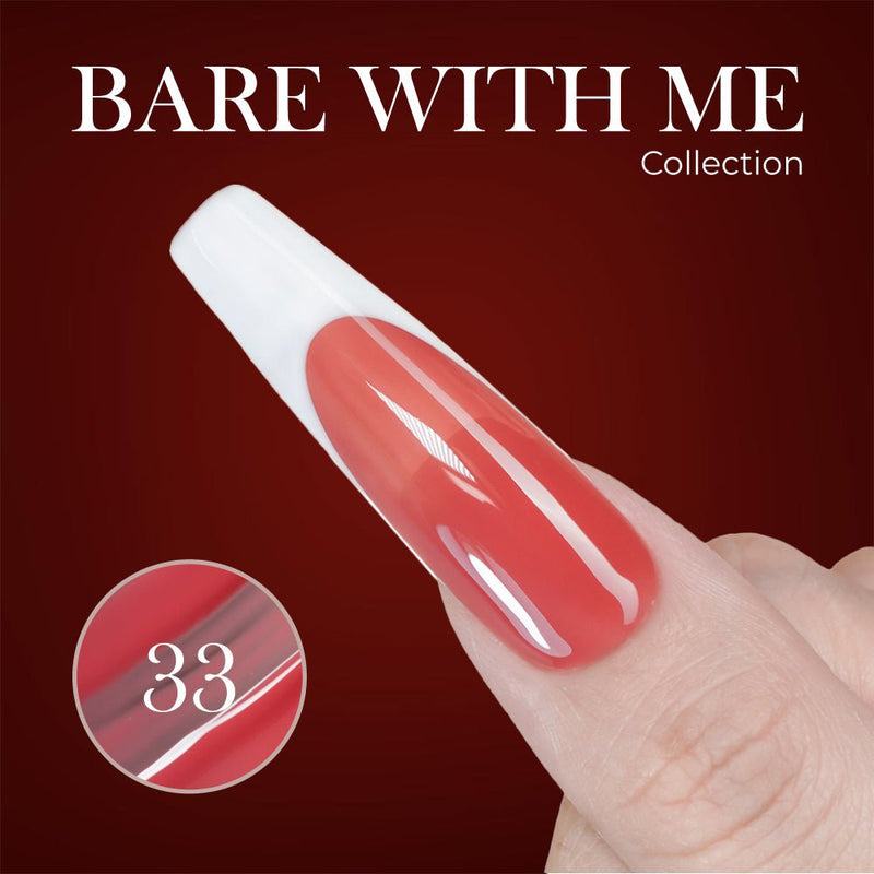 Jelly Gel Polish Colors - Lavis J03 - 33 - Bare With Me Collection - DTK Nail Supply