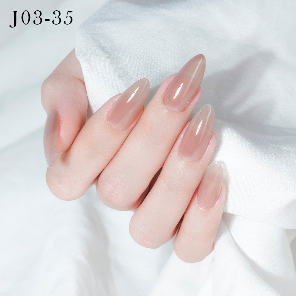 Jelly Gel Polish Colors - Lavis J03 - 35 - Bare With Me Collection - DTK Nail Supply