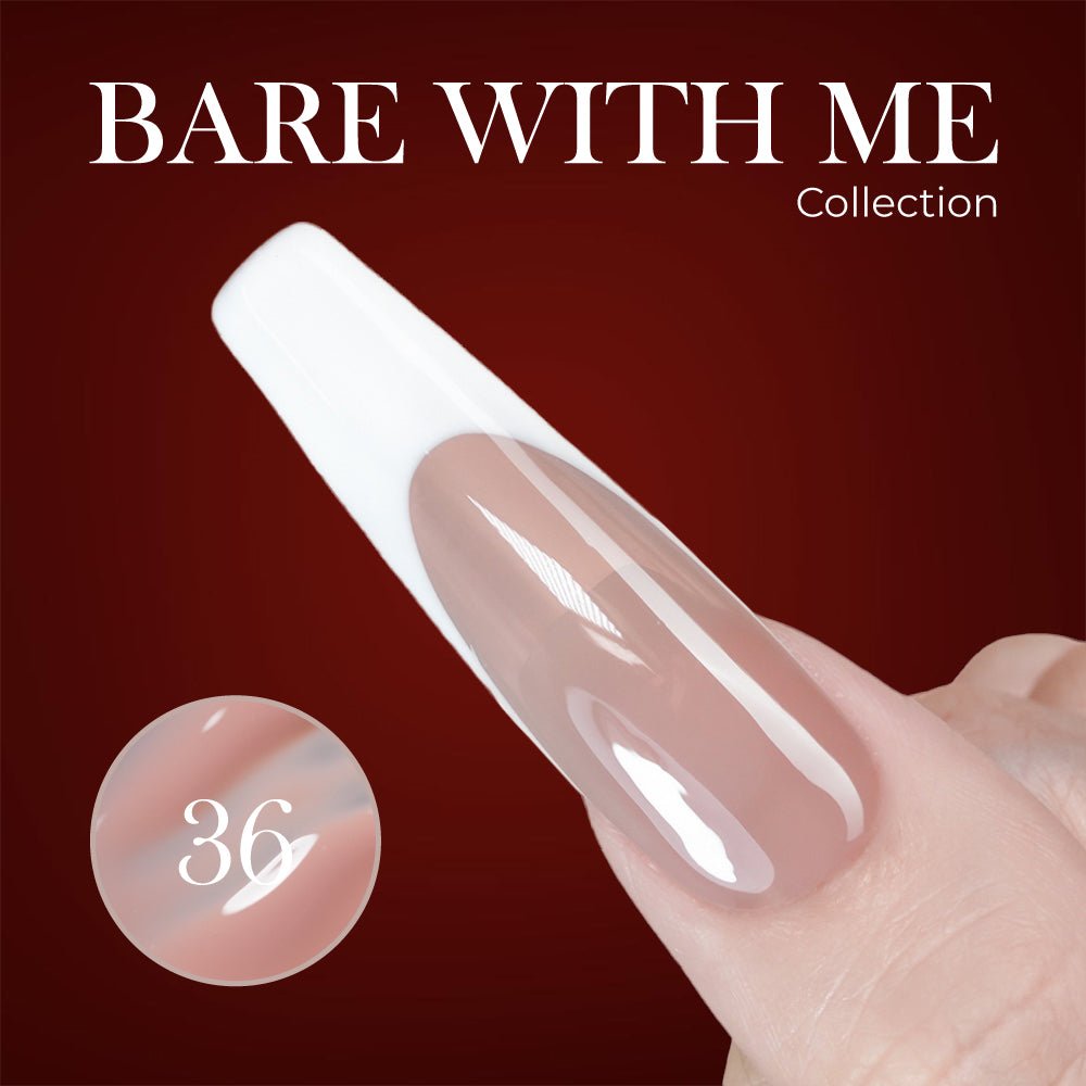 Jelly Gel Polish Colors - Lavis J03 - 36 - Bare With Me Collection - DTK Nail Supply