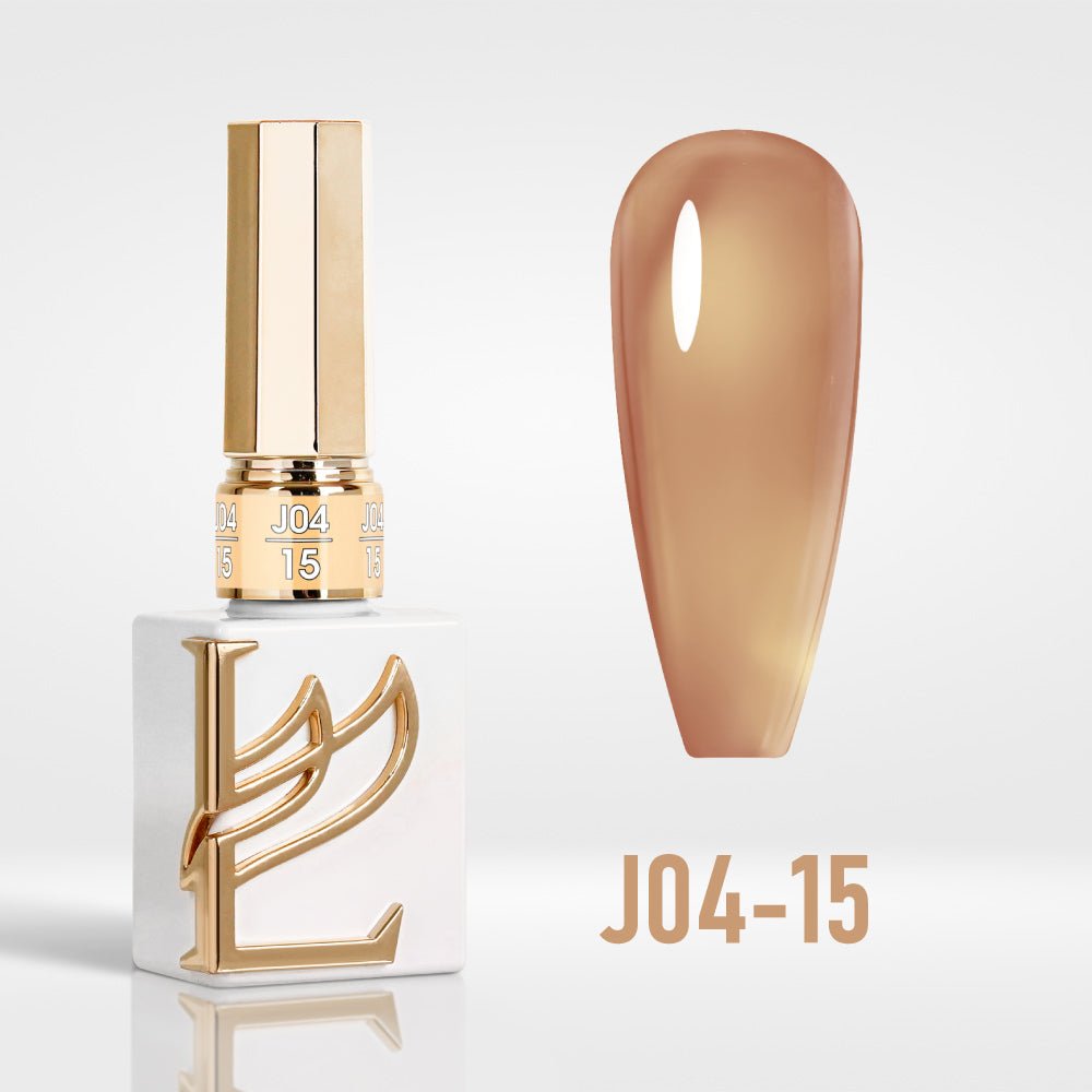 Jelly Gel Polish Colors - Lavis J04 - 15 - Popular Jelly Collection - DTK Nail Supply