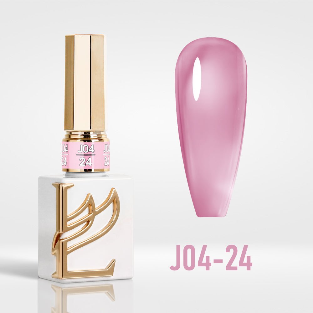 Jelly Gel Polish Colors - Lavis J04 - 24 - Popular Jelly Collection - DTK Nail Supply