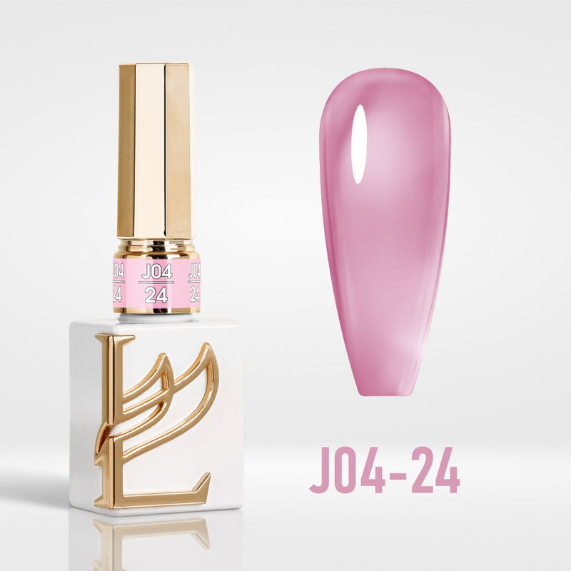 Jelly Gel Polish Colors - Lavis J04 - 24 - Popular Jelly Collection - DTK Nail Supply