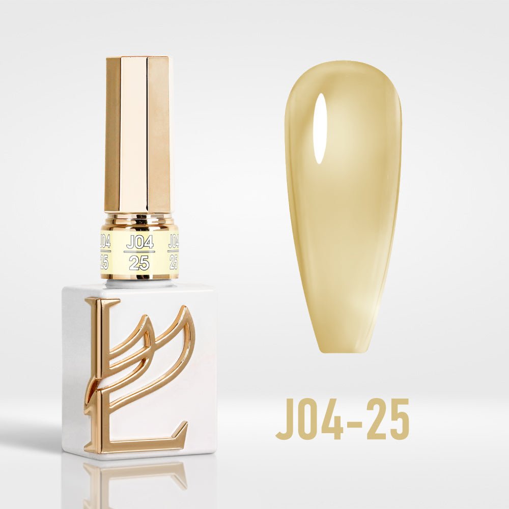 Jelly Gel Polish Colors - Lavis J04 - 25 - Popular Jelly Collection - DTK Nail Supply